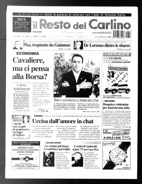 Il Resto del Carlino : giornale dell'Emilia